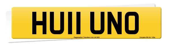 Registration number HU11 UNO